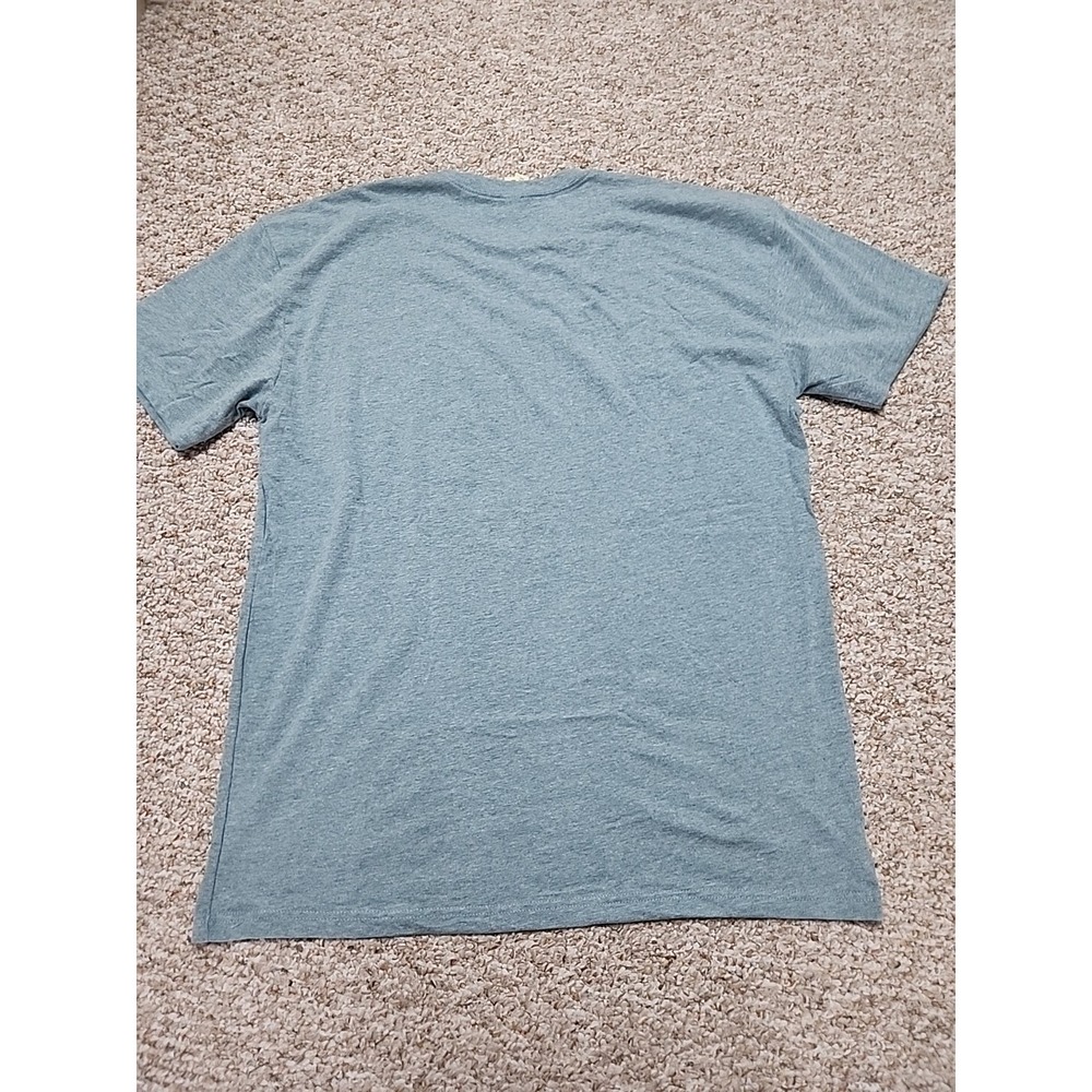 BeCause Tee Hemlock Forest Graphic T-Shirt XXL Blue Green Evergreen Trees New - Picture 11 of 13